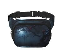 Phayah Sac banane motif kapok de la jungle enchantée pour homme et femme, sac banane pour voyage, randonnée, course à pied, sports de plein air
