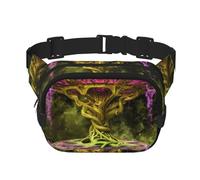 Phayah Sac banane Oasis In Nebula pour homme et femme - Sac banane pour voyage, randonnée, course à pied, sports de plein air