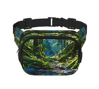 Phayah Sac banane pour homme et femme Motif Evil Spirit In The Forest Sac banane pour voyage, randonnée, course à pied, sports de plein air