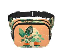 Phayah Sac banane pour homme et femme, motif tortue vert, sac banane pour voyage, randonnée, course à pied, sports de plein air