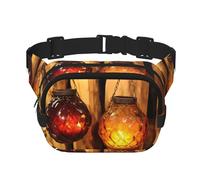 Phayah Sac banane pour lustre en verre, sac banane pour homme, femme, entraînement, voyage, course décontractée, randonnée, cyclisme, sac banane