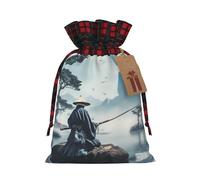 PHAYAH Sac cadeau de pêcheur avec cordon de serrage pour anniversaires, anniversaires et fêtes, bonbons et sacs de rangement