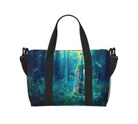 Phayah Sac de voyage à bandoulière en forme de violoncelle dans l'eau, idéal pour l'école ou la nuit