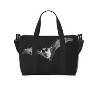 Phayah Sac de voyage Bats in The Sky pour femme et fille - Résistant à l'eau, Noir , Taille unique
