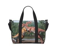 Phayah Sac de voyage dinosaure Duel Sac à main Sac à main bagage à main Sac à main Sac de voyage pliable Unisexe Voyage en avion Sac pour articles personnels