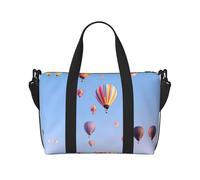 Phayah Sac de voyage en montgolfière, sac de sport, sac de sport, sac de week-end pour femme, Noir , Taille unique