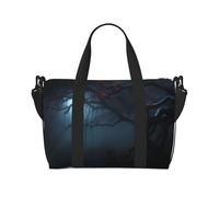 Phayah Sac de voyage Kapok de la jungle enchantée Sac à main Sac à main bagage à main Sac de voyage pliable Unisexe Voyage en avion Sac pour articles personnels