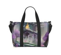 Phayah Sac de voyage scénario de conte de fées, sac de sport, sac de sport, sac de week-end à bandoulière pour femme, Noir , Taille unique