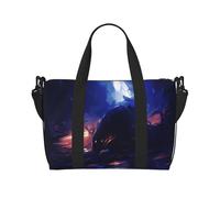 Phayah Sac de voyage sous-marin magique pour femme et fille, résistant à l'eau, noir, taille unique, Noir/blanc, One Size