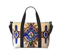 Phayah Sac de week-end de peinture aborigène pour femme, sac de voyage, sac de week-end, sac de sport, sac fourre-tout à bandoulière