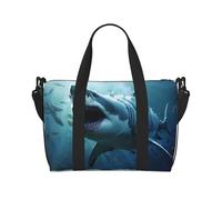 Phayah Sac de week-end Shark In The Sea pour femme, sac de voyage, sac de week-end, sac de sport, sac fourre-tout à bandoulière