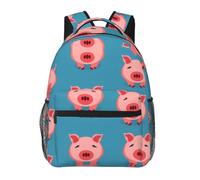 PHAYAH Sketch Of A Pig Head Sac à dos pour femme homme décontracté sac à dos pour adolescents garçons et filles 15,7 pouces ordinateur portable Bookbag Voyage Business