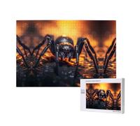 Phayah Spider In The Light Puzzles 1000 pièces pour puzzle en bois pour famille, ami, décoration murale, 75 x 50 cm