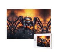 Phayah Spider In The Light Puzzles 300 pièces pour puzzle en bois pour famille, ami, décoration d'intérieur, art mural, 40 x 28 cm