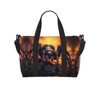 Phayah Spider in The Light Sac de voyage, sac de sport, sac de sport, sac de week-end à bandoulière pour femme, Noir , Taille unique