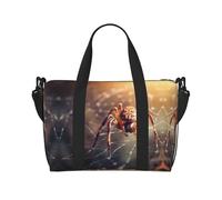 Phayah Spider-Knowledge Sac de voyage, sac de sport, sac de sport, sac de week-end à bandoulière pour femme, Noir , Taille unique