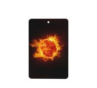 Phayah Sun Fireball Lot de 4 désodorisants rectangulaires pour voiture Parfum lavande