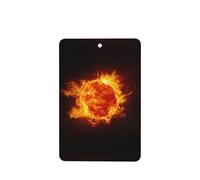 Phayah Sun Fireball Lot de 6 désodorisants rectangulaires pour voiture Parfum lavande