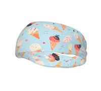 Phayah The Cone of Ice Cone Bandeau de sport pour homme et femme Pour la course à pied, le cyclisme, le yoga, la gym, l'entraînement