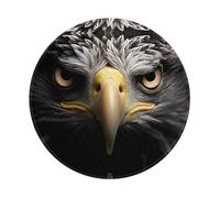 PHAYAH The Eagle'S Keen Eye Tapis de souris rond pour bureau, souris sans fil, ordinateur portable, ordinateur de jeu, voyage, travail, fournitures de bureau 7,9 x 20,1 cm