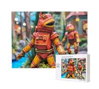 Phayah Un puzzle mécanique à motif de poisson unique pour décoration de la maison 500 pièces