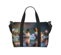 Phayah Une paire de sacs de week-end canards mandarins pour femmes, sac de voyage, sac de week-end, sac de sport, sac fourre-tout à bandoulière