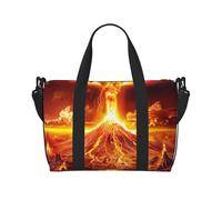 Phayah Volcano Eruption Sac de week-end pour femme, sac de voyage, sac de week-end, sac de sport, sac fourre-tout à bandoulière
