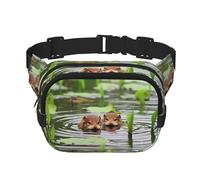 Phayah Water Rascal In The Water Sac banane pour homme et femme avec sangle réglable pour l'extérieur, l'entraînement, les voyages, la course à pied, la randonnée, le cyclisme