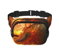 Phayah Waves Rolling In The Sea Sac banane avec sangle réglable pour l'extérieur, l'entraînement, les voyages, la course à pied, la randonnée, le cyclisme