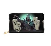PHAYAH Wicked Witch Portefeuille en cuir avec porte-cartes pour femme