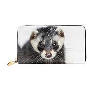 PHAYAH Wolverine In The Snow Portefeuille en cuir avec porte-cartes pour femme