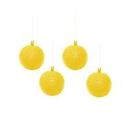 Phayee Boule de piège à Mouches Suspendue, piège à Mouches, piège Collant pour Attrape-Mouches à Fruits, Attrape-parasites extérieur, pour Pots de Fleurs, balcons, Cours, vergers, 8 pièces