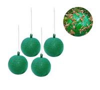 Phayee Boule de piège à Mouches Suspendue, piège à Mouches, piège Collant pour Attrape-Mouches à Fruits, Attrape-parasites extérieur, pour Pots de Fleurs, balcons, Cours, vergers, 8 pièces