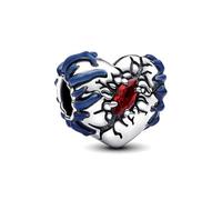 PHCLASY Cœur étrange Charme Noël Bead Compatible Pour Européen Bracelets et Colliers Christmas Charms et Perles Pour Femme