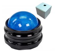 PHCOMRICH Boule de massage manuelle - Appareil de massage et de thérapie pour douleurs musculaires, massage corporel, tissus profonds, raideurs, douleurs articulaires, soulagement du stress (Bleu)