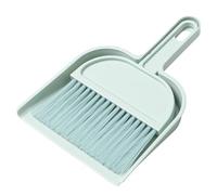 PHCOZY 1 Pcs Ensemble Mini Pelle à poussière et Brosse Brosse de Nettoyage Portable et Combinaison de Pelle à poussière avec Manche en Bambou
