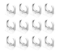 PHCOZY 12 Pcs 40mm Collier Durite Auto-adhésifs,Colliers de Serrage Réglables,Colliers de Serrage tuyaux en PVC,pour Tuyau Piscine,Home Gaz,Jardin