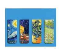 PHCOZY 4 Pcs Marque pages magnétiques marqueurs de page magnétiques Marque page inspirant Marqueurs de livres assortis Clip de page avec aimant pour le bureau des enseignants des étudiants