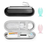 PhD Keisi Étui de Voyage pour Brosse à Dents Électrique Braun Oral B Pro 1/2 2900, 2000, 2500, 200, 750, Smart Series, Smart 4 avec Rangement d'Accessoires, Étui de Voyage Rigide Portable, Black