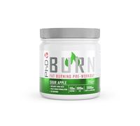 PhD Nutrition Burn Pre-Workout poudre 200g Pomme acidulée - Pre Workout Booster pour améliorer les performances physiques et mentales, Avec caféine, L-Carnitine, zinc & vitamines
