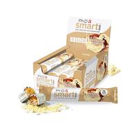 PhD Nutrition Smart Bar Barre protéinée 12x64g Chocolat blanc - En-cas High Protein avec 20g de protéines et peu de sucre, Barre protéinée macro-friendly