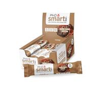 PhD Nutrition Smart Bar Barre protéinée 12x64g Chocolat noir et moka - En-cas High Protein avec 21g de protéines et peu de sucre, Barre protéinée macro-friendly