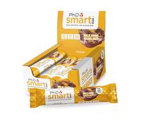 PhD Nutrition Smart Protein Bar Faible en Calories, Arôme Chocolat Noisette, 20g de Protéines, Barre 64g (Lot de 12)