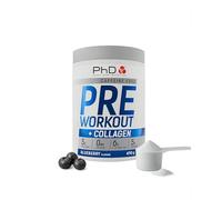 PhD Pre-Workout + Collagen (20 Servings) Myrtille - Pré-entraînement - Booster de pré-entraînement