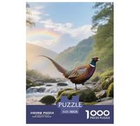 Pheasant commun Puzzle 1000 Pièces Très Difficile Adultes Oiseau Jeu Logique Temps Calme Objet Design 38x26cm/1000pcs
