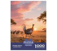 Pheasant perlePuzzle 1000 Pièces Niveau Facile Préadolescentsoiseau Observation Détente Cadre Prêt 70x50cm/1000pcs