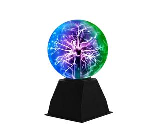 Pheashine Boule de Plasma Magique, Boule Electricité Statique Touch Sensible Tactile,15cm Lampe Plasma Ball pour Les fêtes, décoration de Noël, 3 Lumières de couleur