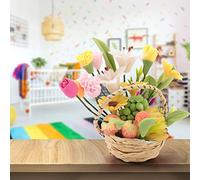 Phefop 1:12 Panier de Fruits de Fleur simulé Miniature de Maison de Poupée, Décor en Argile Fait à la Main pour Les Enfants Faisant Semblant de, Accessoire Parfait pour Les Maisons de Poupées