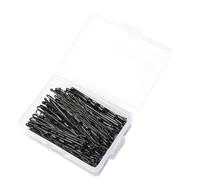 Phefop 100pcs Léger U Shape Hairpins pour les Femmes, Maintenez la Frange et les Petits Morceaux de Cheveux, pour les Filles, le Noir/l'or