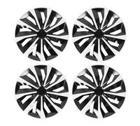 Phefop 4 Pièces Enjoliveurs de Roue de 15 Pouces, Enjoliveurs de Roue en ABS Résistant aux Chocs avec Ajustement Universel pour Voitures Camions SUV